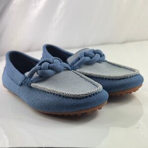 Rothy's The Braid Driver loafers In Chambray Colorway-Sz 7.5